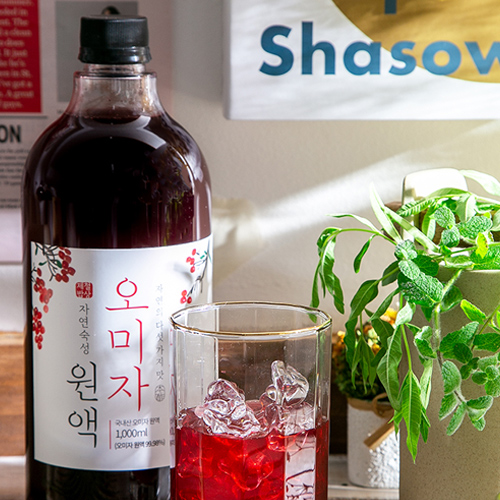 문경 오미자 저온 자연 숙성 오미자 원액 1000ml