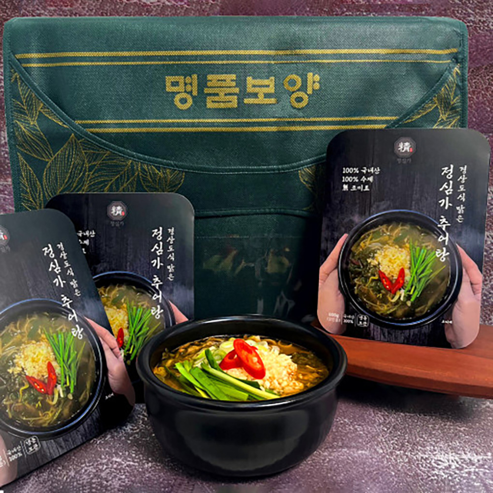 국산 미꾸라지 80년 전통 정심가 추어탕 600g 2개