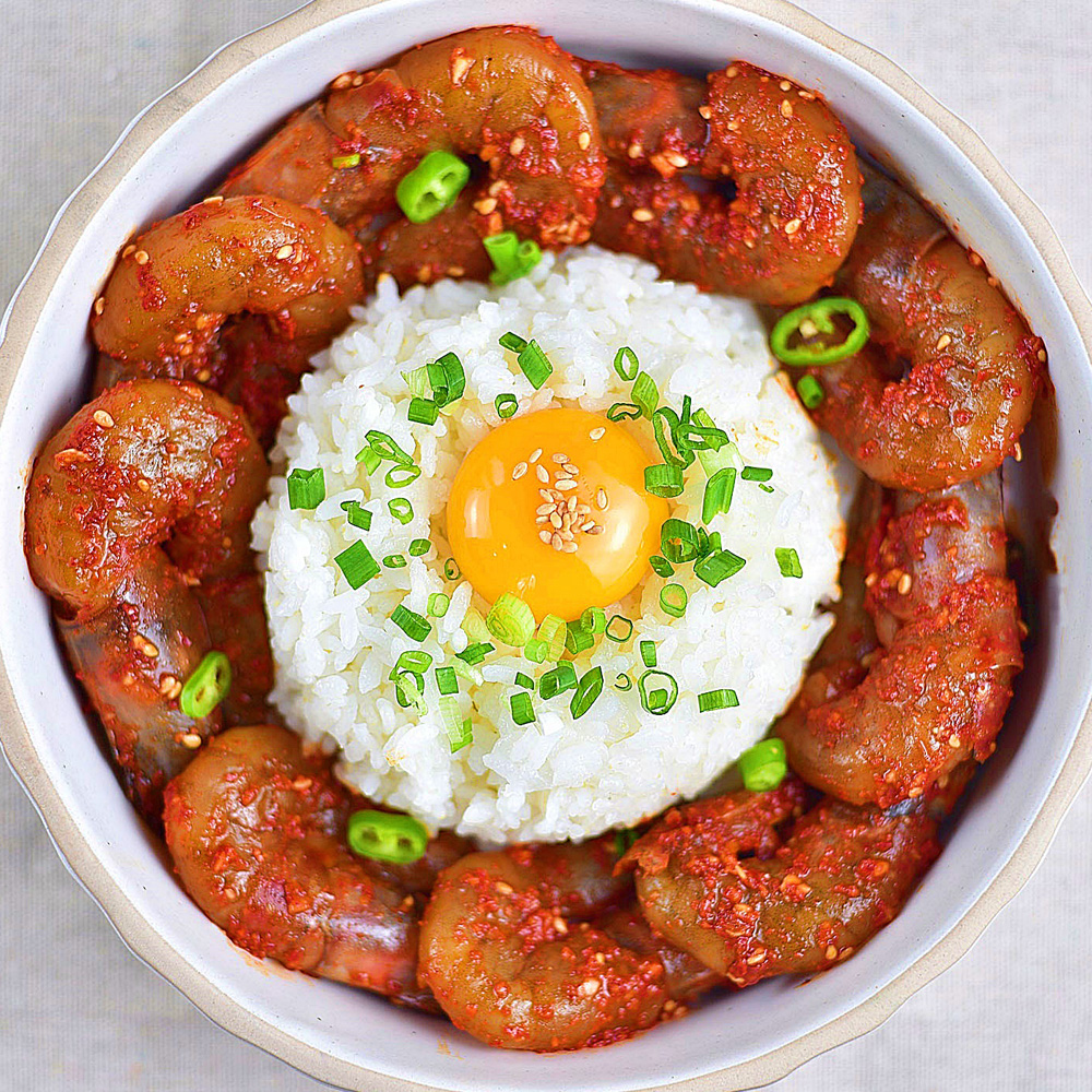 국산 왕새우 당일 생산 수제로 깐 프리미엄 새우장 500g