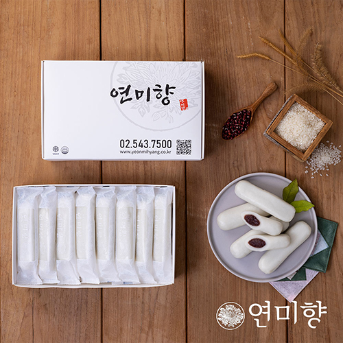 [개별포장] 연미향 통팥앙금 흰앙금 가래떡 12개입/18개입