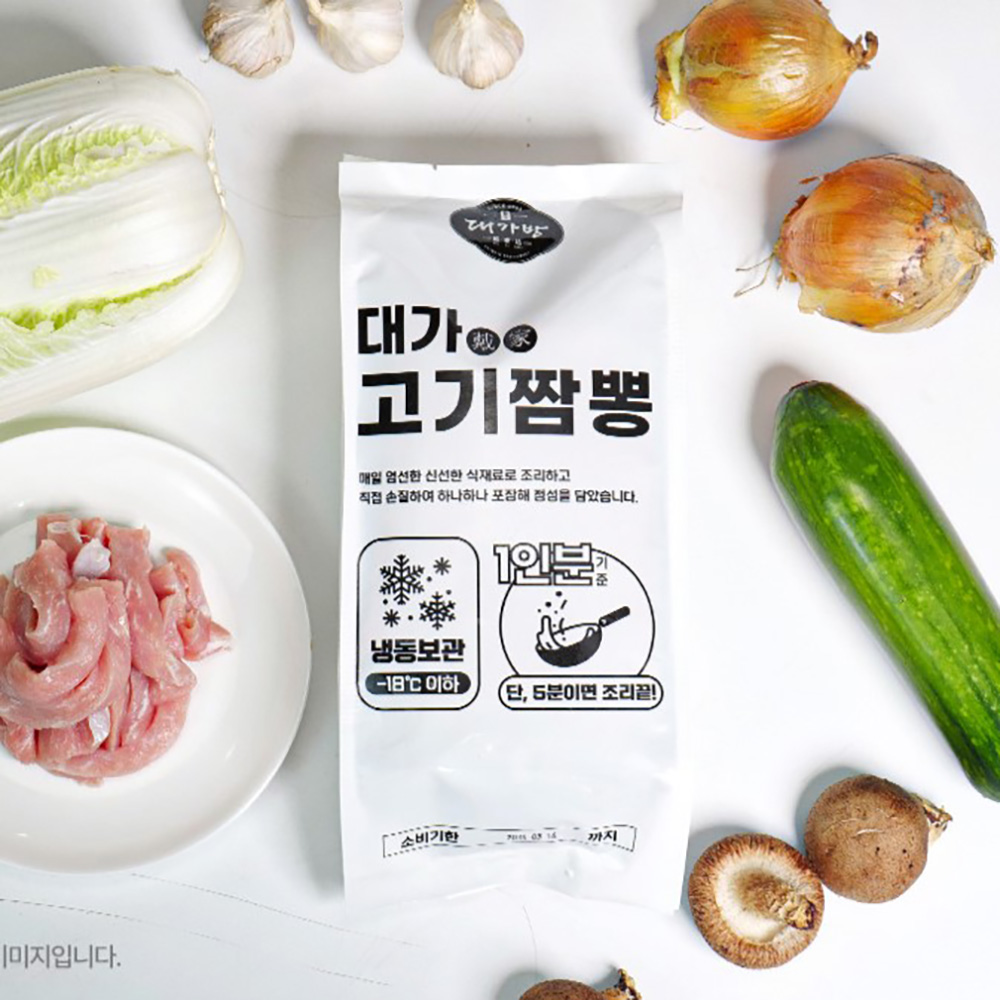 매장 맛 그대로 중식 대가 대가방 고기짬뽕 480g x 2개