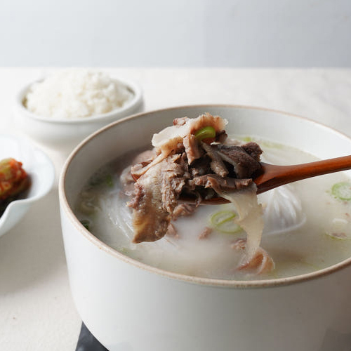 밥먹자 국밥집 100% 한우 사골 곰탕 (한우머릿고기 포함) 600g x 3팩