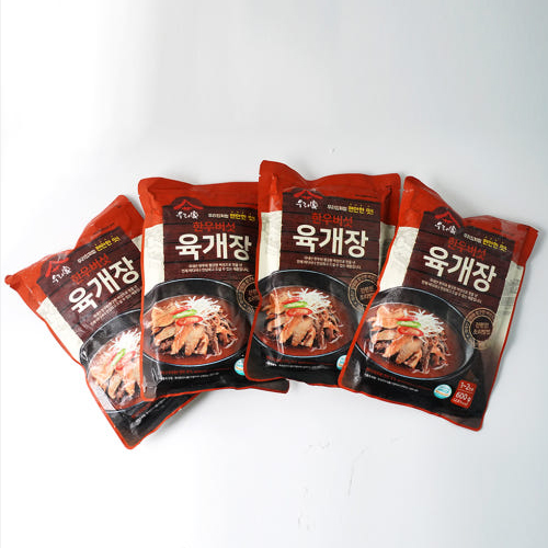 밥먹자 국밥집 한우 양지 버섯 육개장 (600g x 3팩)