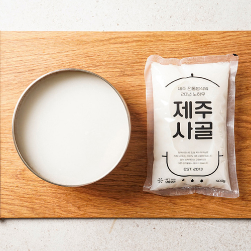 [제주도민 맛집] 제주산 돼지로 만든 제주사골 500g x 4개