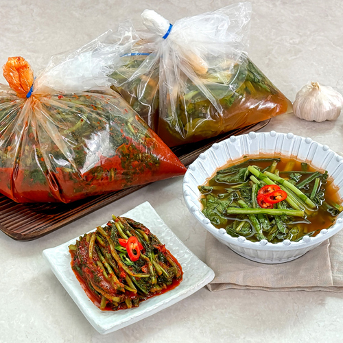 26년 전통 귀빈정 국산 고추가루 진심 열무김치 1kg