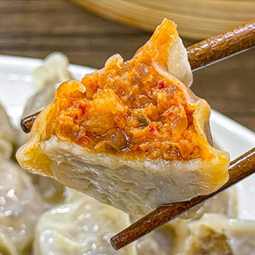 [만두명인] 얇은피 잎새만두 육즙고기/김치/갈비만두 3팩