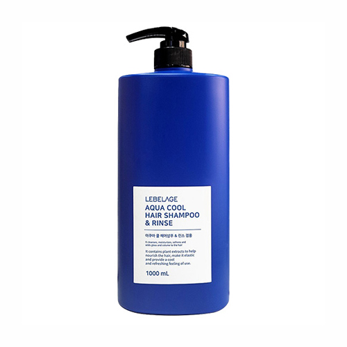 르베라쥬 아쿠아 쿨 헤어 샴푸&린스 겸용 1000ml