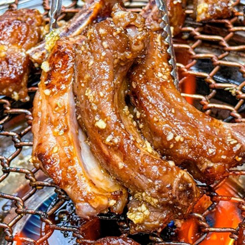 매콤한 등갈비김치찜 마늘 간장쪽갈비